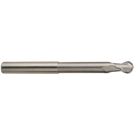 YG-1 TOOL CO 2 Flute 37 Degree Helix Ball Nose Extended Neck Ticn-Coatedalu-Power 89901TC